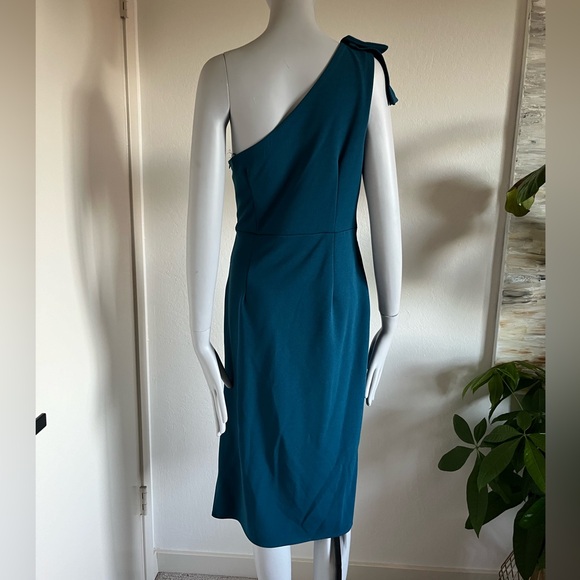 Update: Sold! NWOT One Shoulder Cocktail Midi Dress - Picture 8 of 10